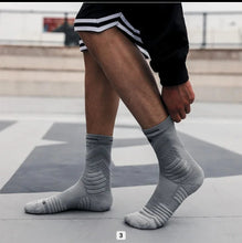 Load image into Gallery viewer, Cushioned Basketball Crew Socks