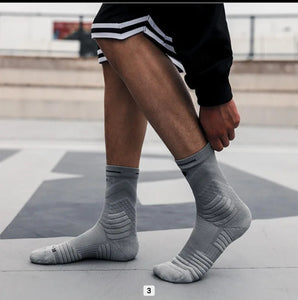 Cushioned Basketball Crew Socks