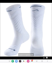 Load image into Gallery viewer, Cushioned Basketball Crew Socks